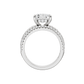 3.75ct Radiant Certified Lab Diamond Ring