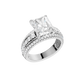 3.75ct Radiant Certified Lab Diamond Ring