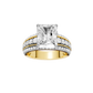 3.75ct Radiant Certified Lab Diamond Ring