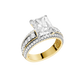 3.75ct Radiant Certified Lab Diamond Ring