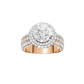 3.50ct Round Certified Lab Diamond Ring