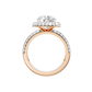 3.50ct Round Certified Lab Diamond Ring