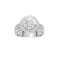3.50ct Round Certified Lab Diamond Ring