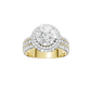 3.50ct Round Certified Lab Diamond Ring