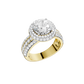 3.50ct Round Certified Lab Diamond Ring