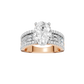 4.00ct Oval Certified Lab Diamond Ring