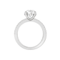 4.00ct Oval Certified Lab Diamond Ring