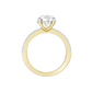 4.00ct Oval Certified Lab Diamond Ring