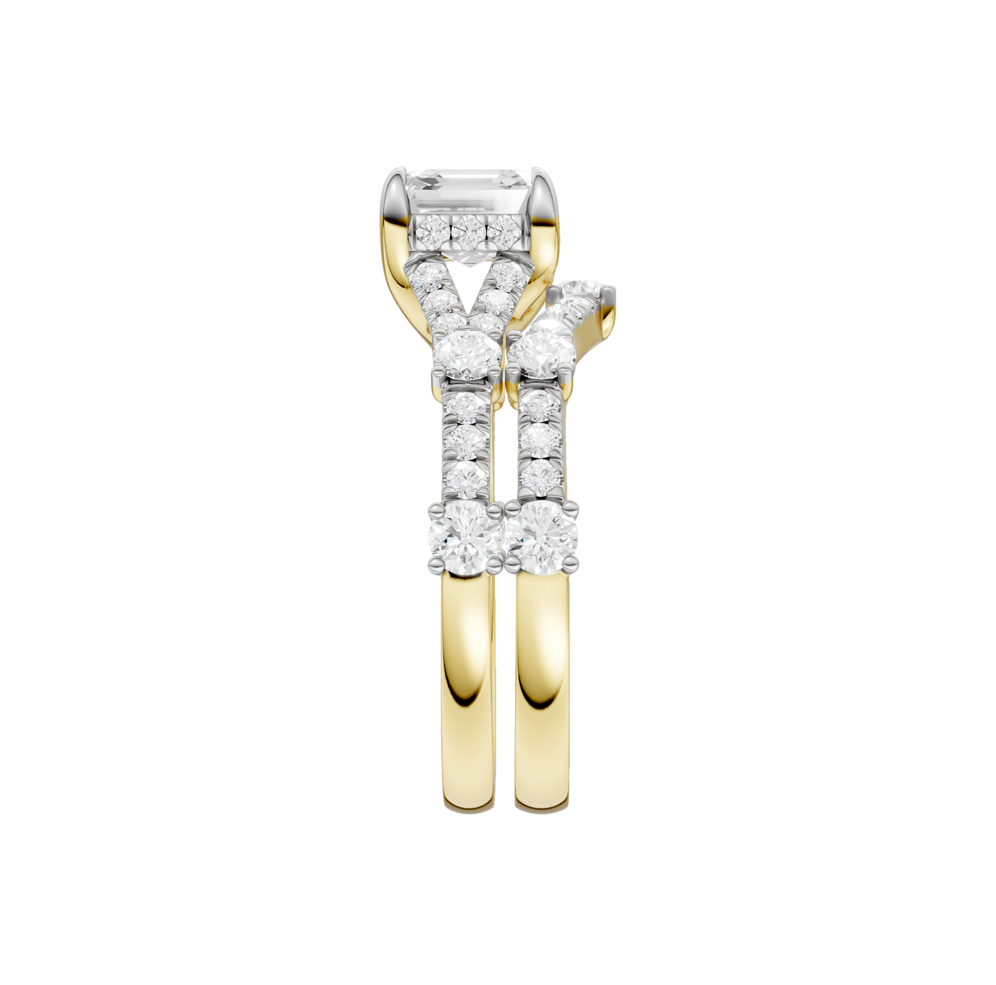 2.40ct Asscher Certified Lab Diamond Ring