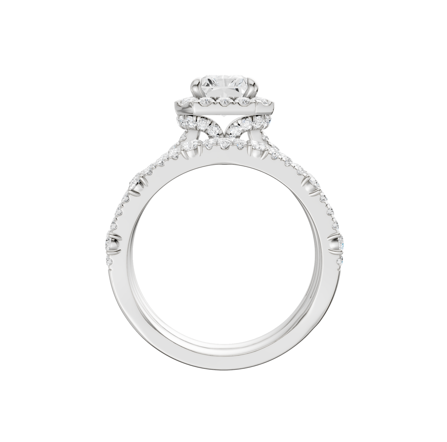 2.75ct Radiant Certified Lab Diamond Ring