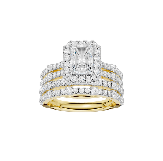 2.75ct Radiant Certified Lab Diamond Ring