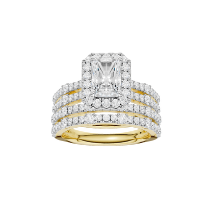 2.75ct Radiant Certified Lab Diamond Ring