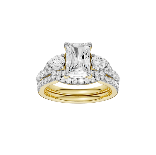 2.40ct Radiant Certified Lab Diamond Ring