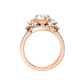 2.40ct Elongated Cushion Certified Lab Diamond Ring