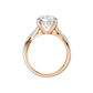 4.50ct Oval Certified Lab Diamond Ring