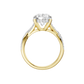 4.50ct Oval Certified Lab Diamond Ring