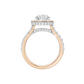 5.00ct Oval Certified Lab Diamond Ring