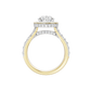 5.00ct Oval Certified Lab Diamond Ring