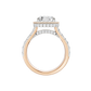 5.00ct Radiant Certified Lab Diamond Ring