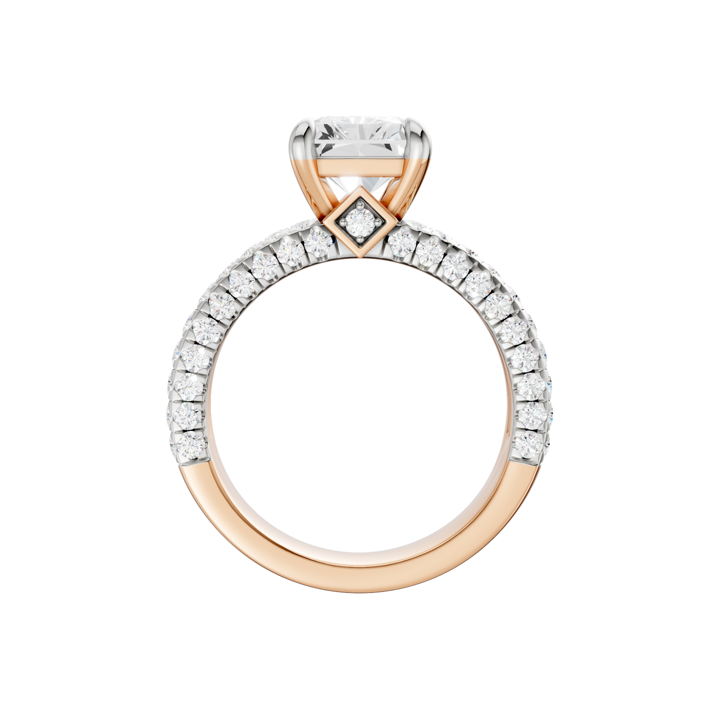 4.50ct Radiant Certified Lab Diamond Ring