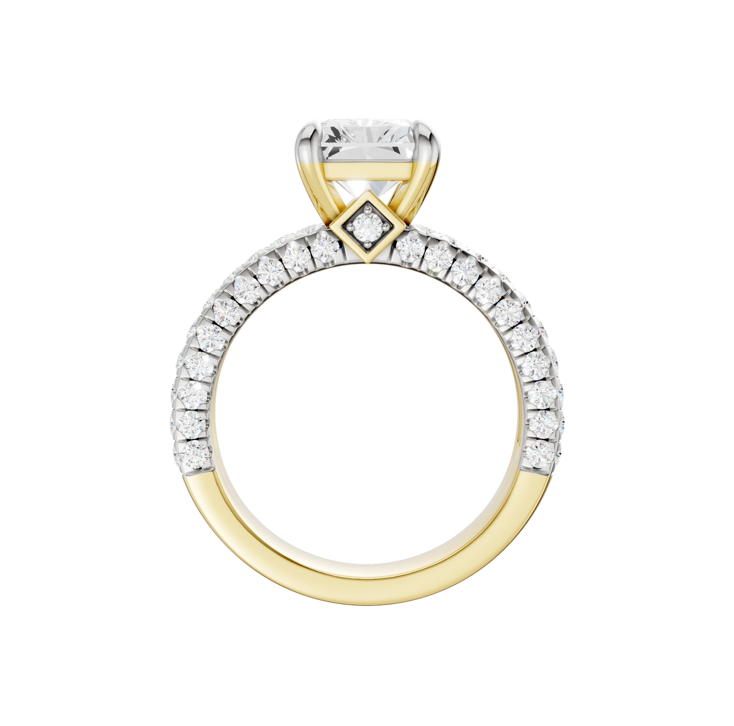 4.50ct Radiant Certified Lab Diamond Ring