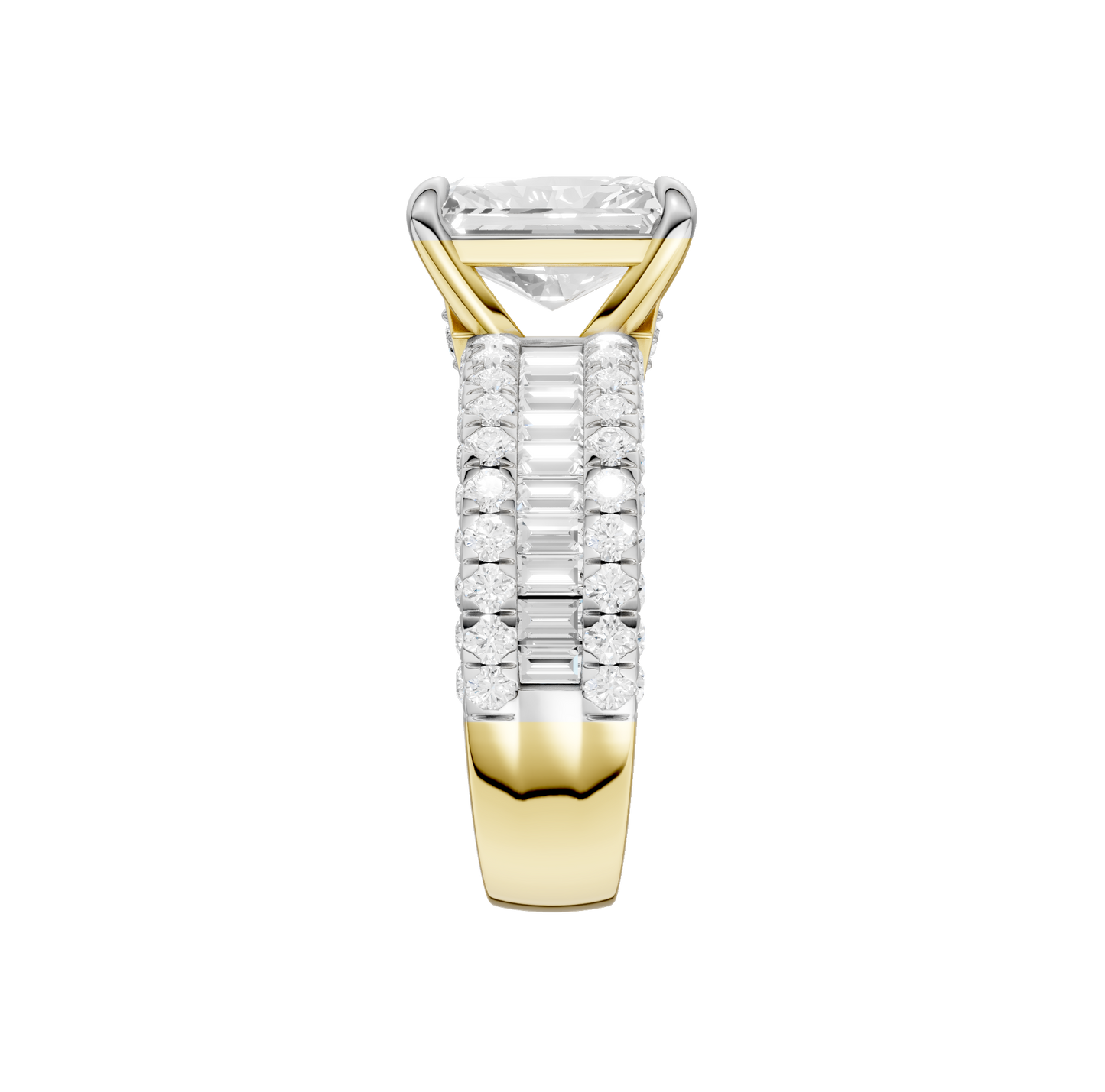 4.50ct Radiant Certified Lab Diamond Ring