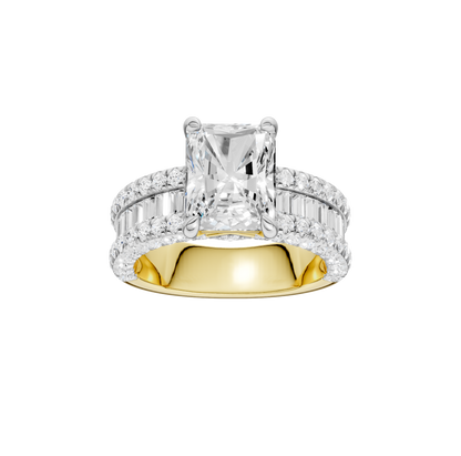 4.50ct Radiant Certified Lab Diamond Ring