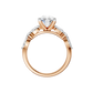2.75ct Elongated Cushion Certified Lab Diamond Ring