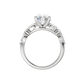 2.75ct Elongated Cushion Certified Lab Diamond Ring