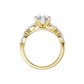 2.75ct Elongated Cushion Certified Lab Diamond Ring