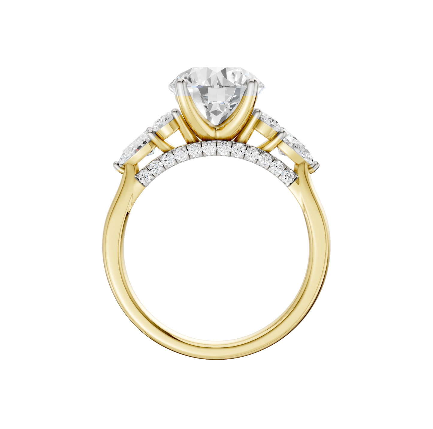 2.75ct Round Certified Lab Diamond Ring