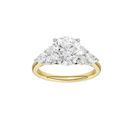 2.75ct Round Certified Lab Diamond Ring