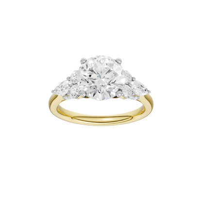 2.75ct Round Certified Lab Diamond Ring
