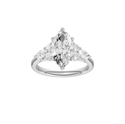 2.75ct Marquise Certified Lab Diamond Ring