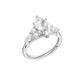 2.75ct Marquise Certified Lab Diamond Ring