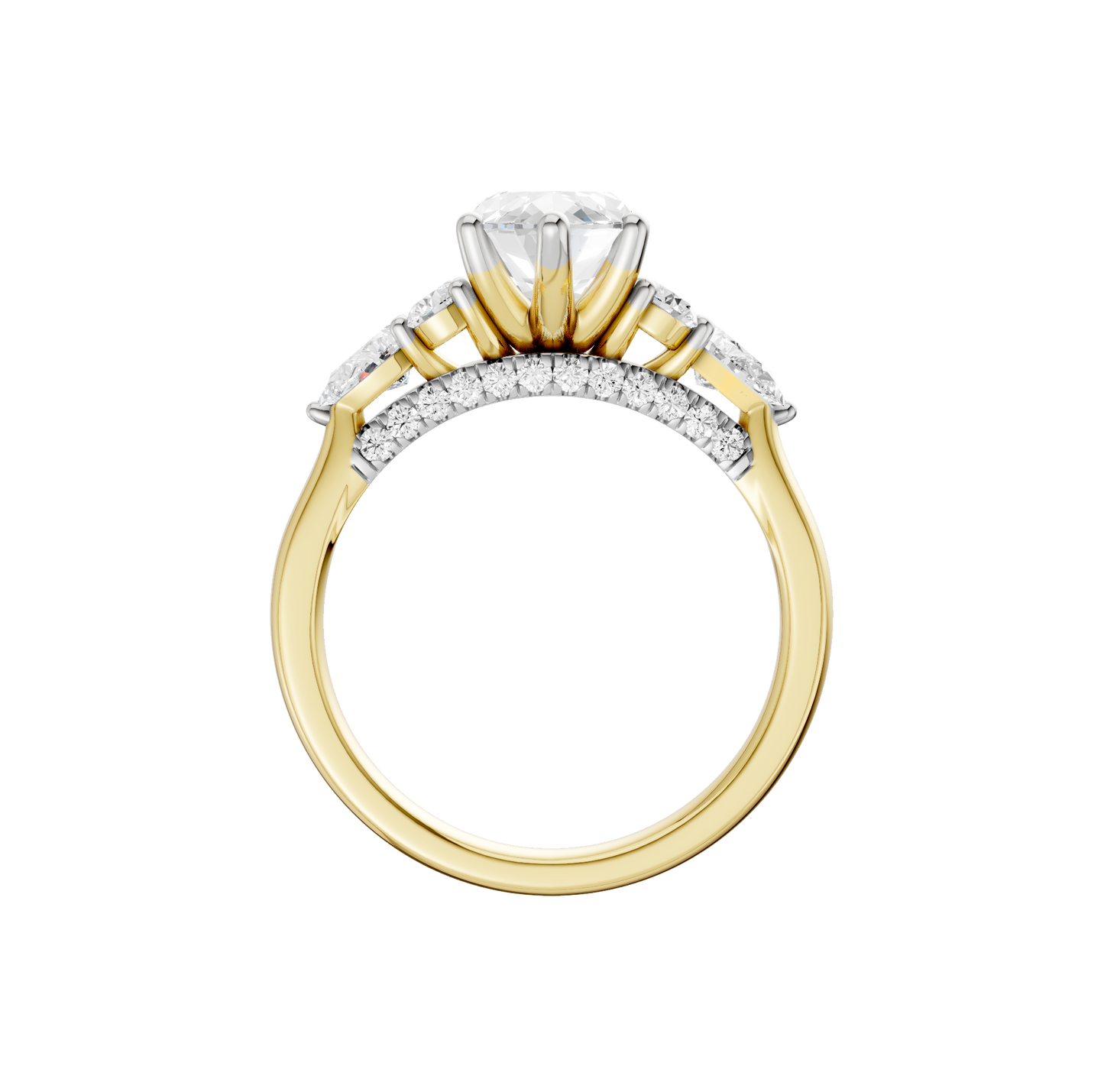 2.75ct Marquise Certified Lab Diamond Ring