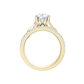 2.75ct Oval Certified Lab Diamond Ring