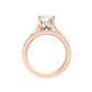 2.75ct Elongated Cushion Certified Lab Diamond Ring