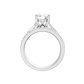 2.75ct Elongated Cushion Certified Lab Diamond Ring