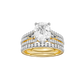 2.75ct Elongated Cushion Certified Lab Diamond Ring