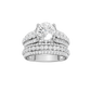 3.50ct Round Certified Lab Diamond Ring