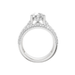 3.50ct Round Certified Lab Diamond Ring