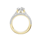 3.50ct Round Certified Lab Diamond Ring
