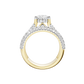 3.50ct Oval Certified Lab Diamond Ring
