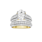 3.50ct Oval Certified Lab Diamond Ring