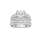 3.50ct Asscher Certified Lab Diamond Ring