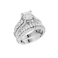 3.50ct Asscher Certified Lab Diamond Ring