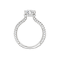 4.00ct Elongated Cushion Certified Lab Diamond Ring
