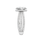 4.00ct Oval Certified Lab Diamond Ring