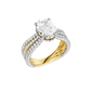 4.00ct Oval Certified Lab Diamond Ring